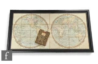 An early 19th Century map game, Walkers geographical pastime or tour through the Western of