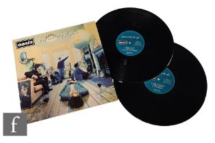 Oasis - A Definitely Maybe LP, CRE LP 169, Damont pressing. *A Tour Manager's Private Collection -
