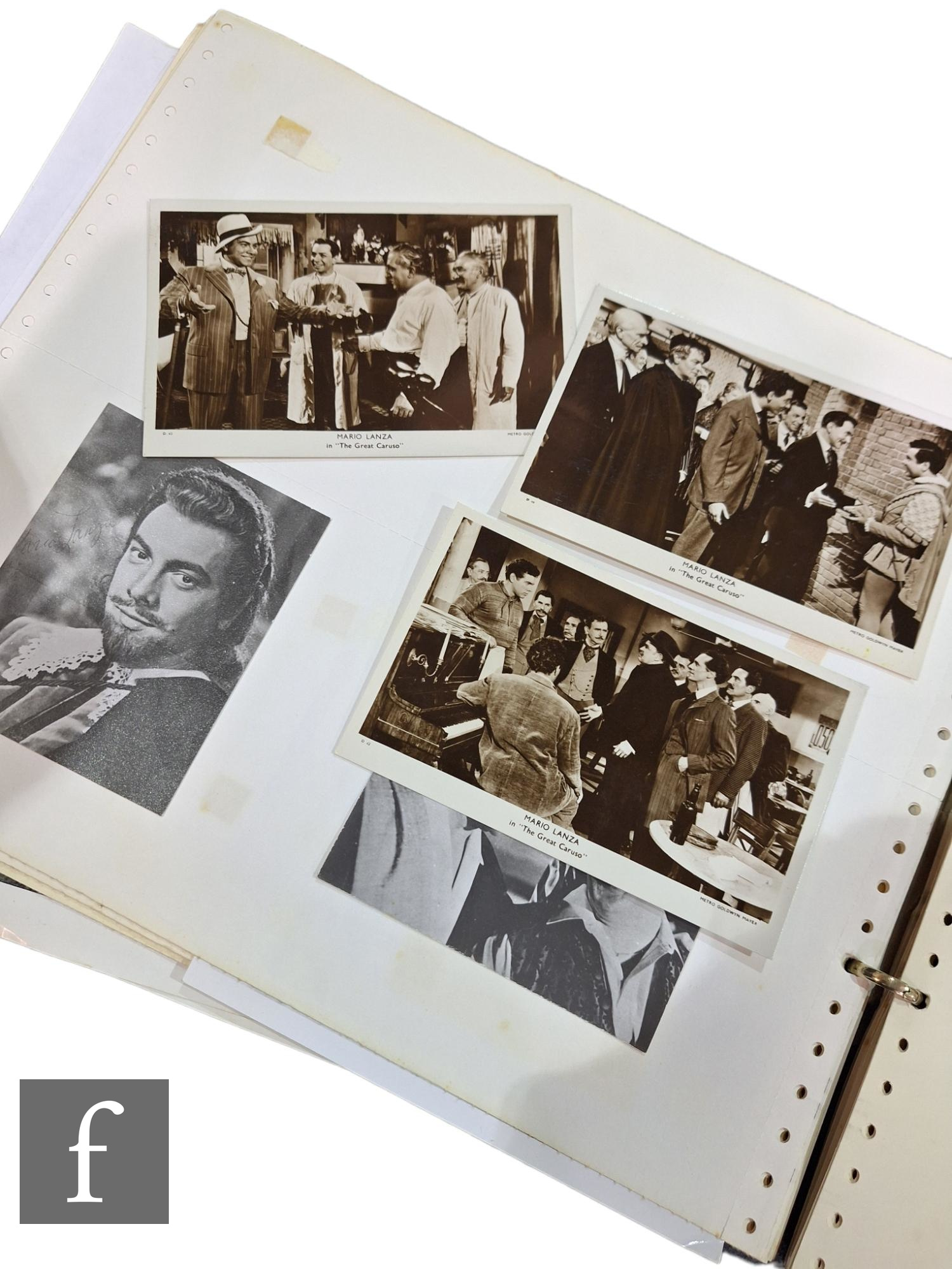 An assorted collection of Mario Lanza memorabilia, to include thirteen photo albums with photos, - Image 6 of 14