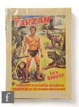 A Tarzan Et La Belle Esclave (Tarzan And The Slave Girl) 1953 Belgian film poster, starring Lex
