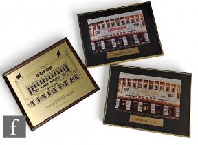 Three Hammersmith Odeon framed pictures, presented for managed tours, January 1991 - Cinderella,