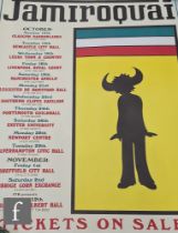 Two music/concert posters, to include 1996 Jamiroquai, 90cm x 65cm, and Texas, early 1990s, 98cm x