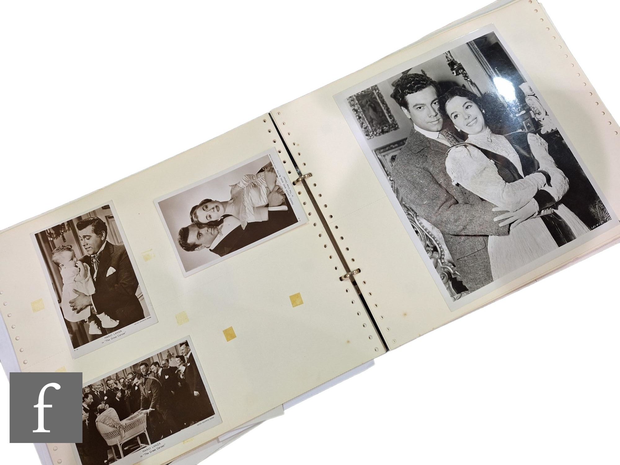 An assorted collection of Mario Lanza memorabilia, to include thirteen photo albums with photos, - Image 2 of 14