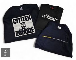 Various - Three band t shirts to include 2015 The Pop Group - Citizen Zombie, labelled L, 1998