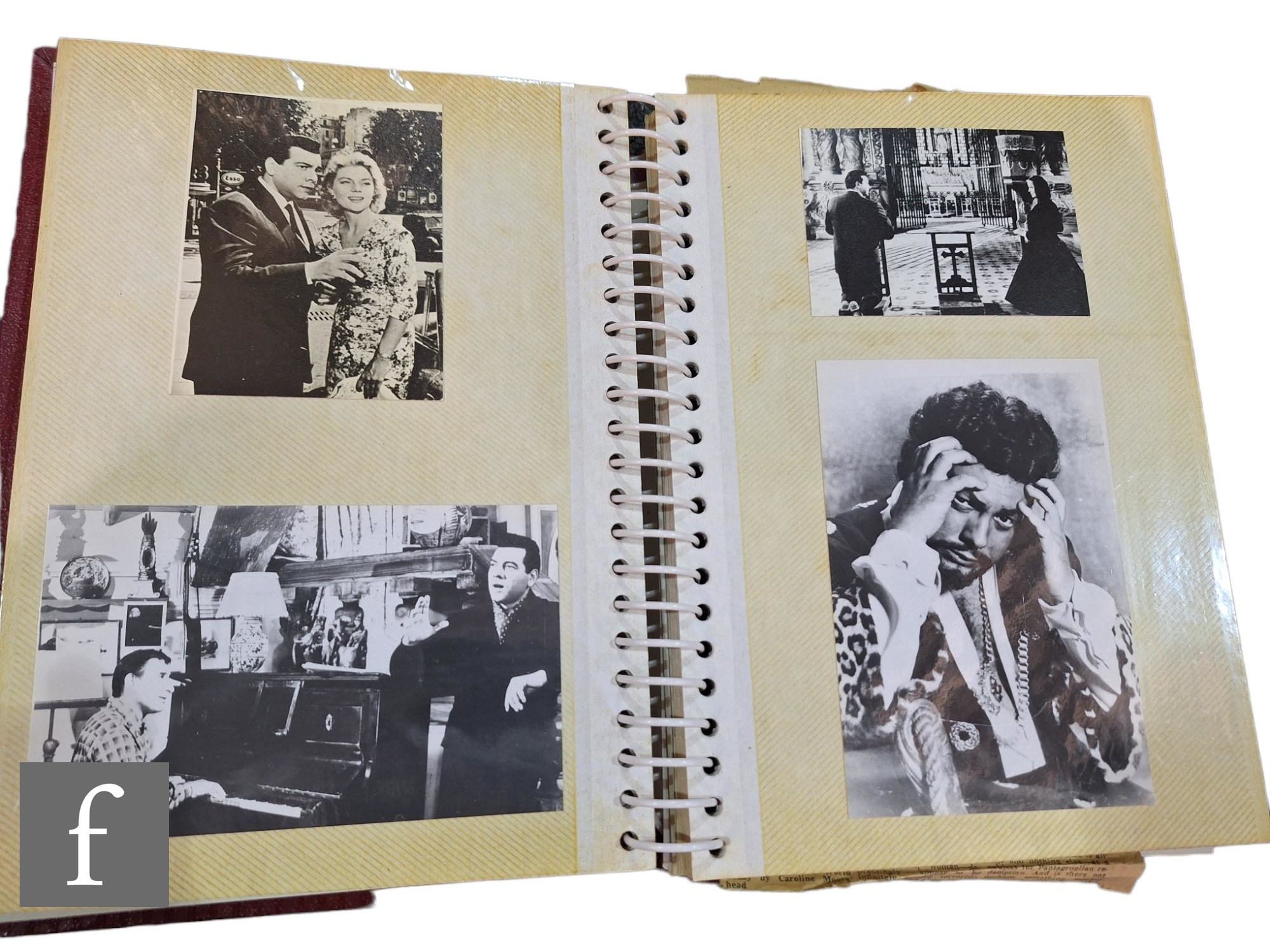 An assorted collection of Mario Lanza memorabilia, to include thirteen photo albums with photos, - Image 13 of 14