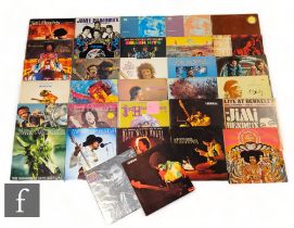 Jimi Hendrix - A collection of LPs and 12 inch records, to include Electric Ladyland, Axis Bold as