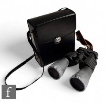 A pair of Bresser Varilux 9-30x63GA zoom binoculars, cased.