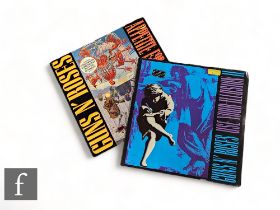 Guns N Roses - Two LPs, Use Your Illusion II, GEF 24420 and Appetite For Destruction, WX 125, banned