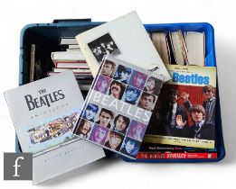 A large quantity of Beatles and Rolling Stones related hardback books. (43).