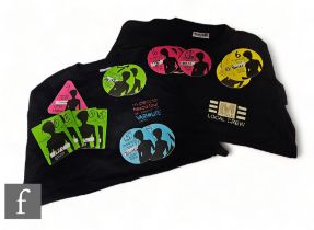 M People - Various tour t shirts and passes, to include a black 1997 Fresco Tour t shirt, labelled