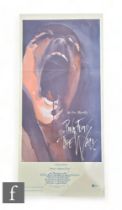 A Pink Floyd The Wall (1982) Australian Daybill film poster, designed by Gerald Scarfe, folded, 13 x