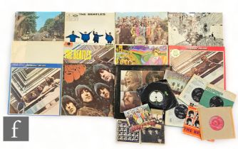 The Beatles - A collection of Reel to Reel, LPs and 7 inch singles, to include Let it Be box set,