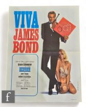 A James Bond Goldfinger (R-1970's) Viva Bond French Affiche film poster, folded, 23.5 x 31.5 inches.