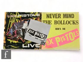 Sex Pistols - Two LPs, to include Never Mind The Bollocks, V2086, eleven songs to rear, A5/B8