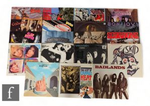 1980s Heavy Metal/Rock - A collection of LPs and 12 inch singles, some promo examples, artists to