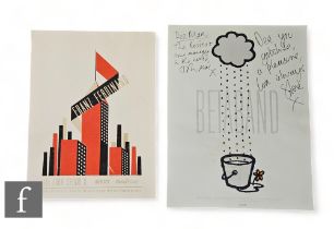 Two concert posters, to include Franz Ferdinand, Chicago, 2013, 60cm x 46cm, and Beta Band 2004,