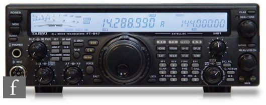 A Yaesu FT - 847 Transceiver.