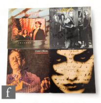Various Artists - A collection of signed LPs, to include The Flaming Mussolinis, Femme Fatale,