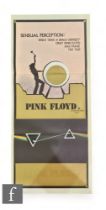 A Pink Floyd - Live at Pompeii (1971) Australian Daybill film poster, folded, 13 x 28 inches.