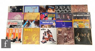 The Rolling Stones/The Who/The Kinks - A collection of LPs, to include The Rolling Stones - The