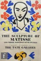 Henri Matisse - An exhibition poster for Henri Matisse: The Sculpture of Matisse and Three Paintings