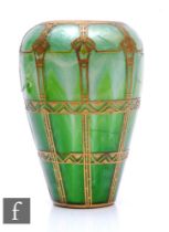 Loetz - An early 20th Century Titania vase, circa 1905, of shouldered ovoid form, decorated with a