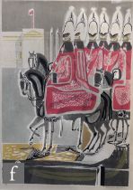 Edward Bawden, R.A. (1903-1989) - 'Life Guards', lithograph, signed in pencil, artist's proof,