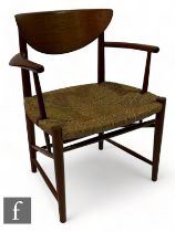 Peter Hvidt & Orla Mølgaard-Nielsen - Søborg - An early 1960s Danish armchair, No. 317, the teak