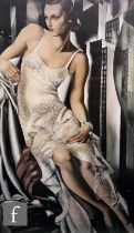 After Tamara de Lempicka (Polish, 1898-1980) - 'Portrait of Madam Allan Bott', photographic