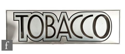 Unknown - A period 1930s Art Deco advertising display sign in chrome plated letters reading '