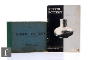 Ruskin Pottery - An original trade catalogue for the pottery dated January 1913 to the final page,