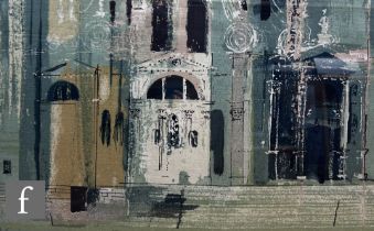 John Piper (1903-1992) - Arthur Sanderson & Co - 'Chiesa della Salute', a screen print on cotton