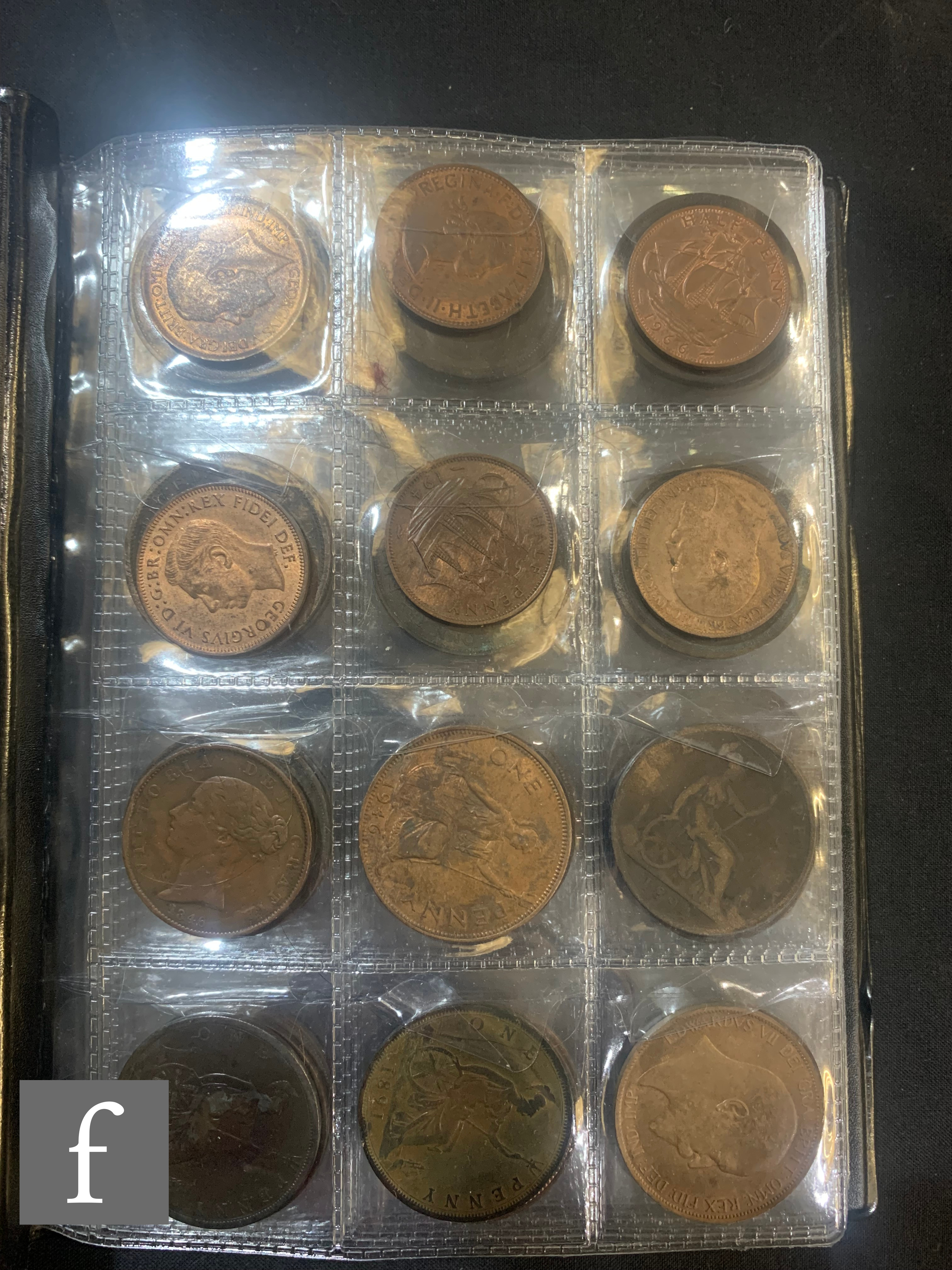 George III to George V - Various half crowns, florins, shillings, sixpences and copper coinage in - Image 2 of 17