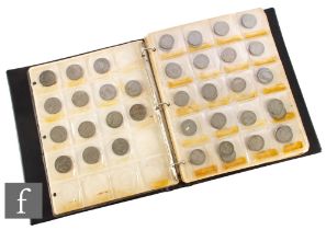 George VI to Elizabeth II - Various half crowns, shillings and sixpences, also brass and copper