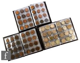 George III to George V - Various half crowns, florins, shillings, sixpences and copper coinage in