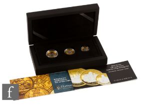 Elizabeth II - A 2020 22ct gold VE 75th Anniversary gold sovereign prestige set, quarter,