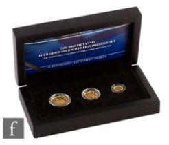 Elizabeth II - A Tristan da Cunha 2019 Britannia four-sided gold sovereign prestige set,