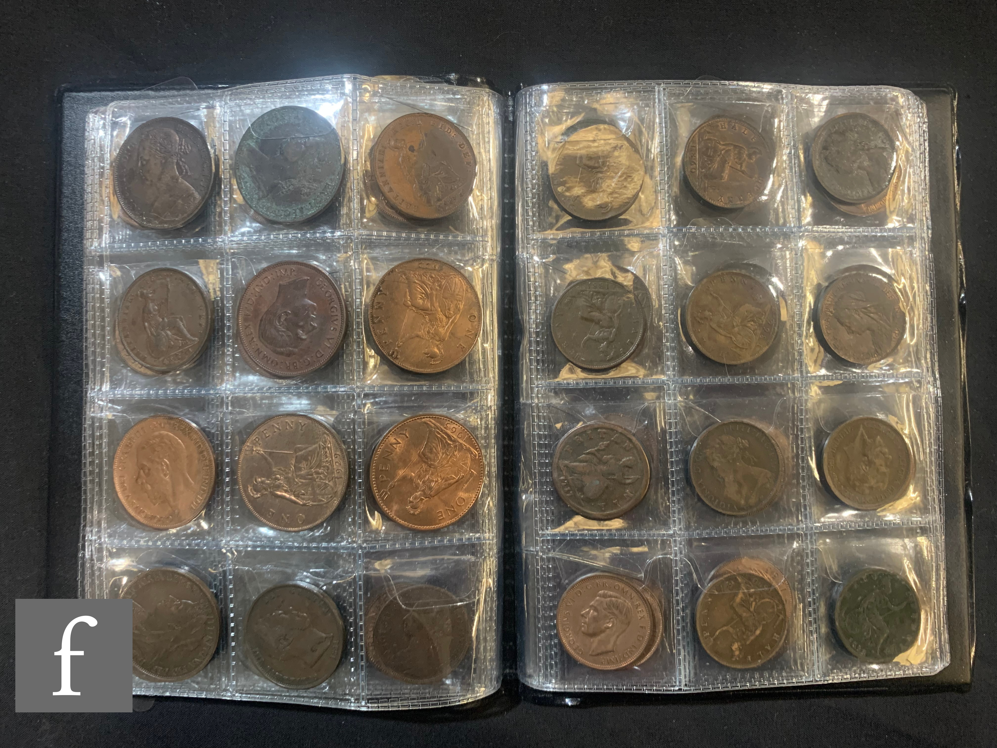 George III to George V - Various half crowns, florins, shillings, sixpences and copper coinage in - Image 15 of 17