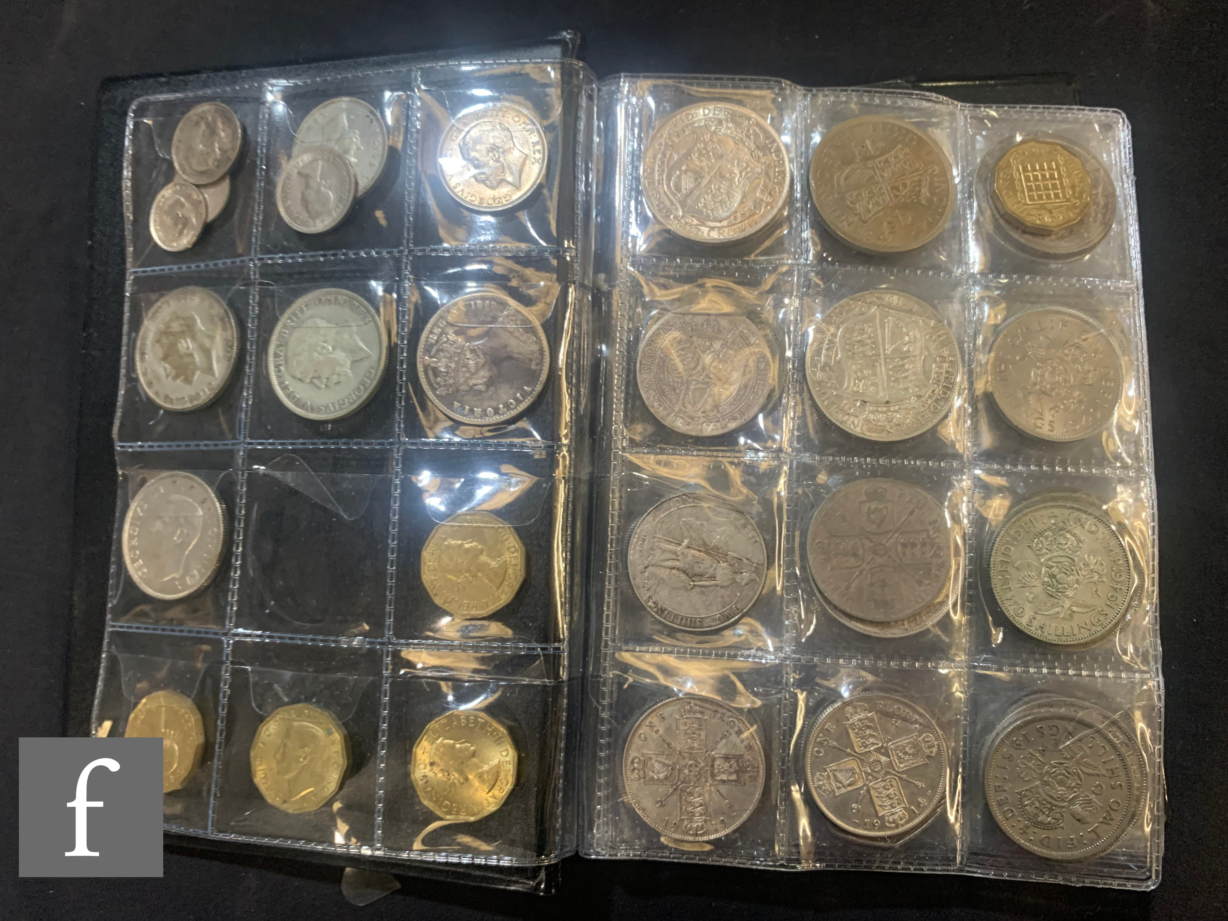 Victoria to Elizabeth II - Various half crowns, shillings and sixpences, some nickel and brass - Image 4 of 8
