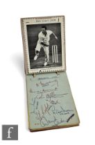 An album of 1940s and 1960s original cricket signatures to include Worcestershire 1960 and 1961,