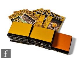 A collection of Wolves football programmes, late 1960s and early 1970s, in nine slip folders, and