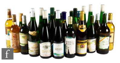 A large collection of various white wines, to include French, Italian, German and new world. (28)