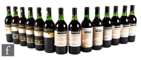 Fourteen bottles of Beaufranc, Corbieres, French, red. (14)