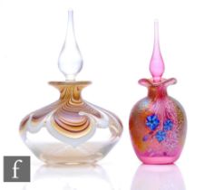 A contemporary Richard P. Golding scent bottle, of squat ovoid form, decorated to the shoulder