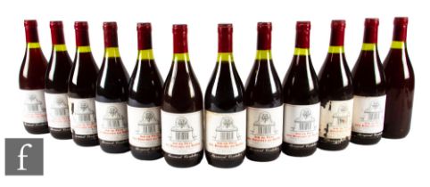 Twelve bottles Vin De Pays Des Bouches Du Rhône, France, red. (12)