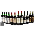 Twelve bottles of French red wines, to include four Chateau de Vaugelas Corbieres, two Chateau