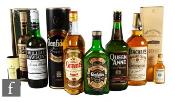 A collection of single malt and blended Scottish whiskies, to include Teacher's Highland Cream,