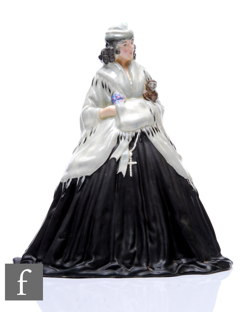 A Royal Doulton figure by Charles Noke, modelled as Doris Keene as Cavallini, HN 96, height 28cm,