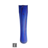 A Will Shakspeare for Shakspeare Glass & Art large studio glass vase of drawn cylindrical form,