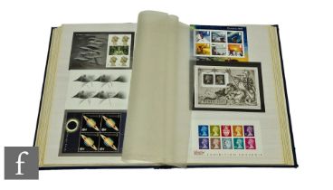 An Elizabeth II stock book of unmounted mint miniature sheets, various issues including royal and